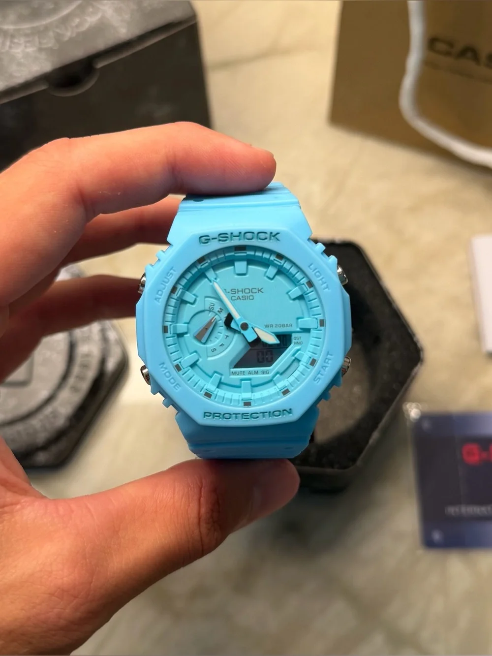 G-Shock Men's Blue Resin Sport Watch